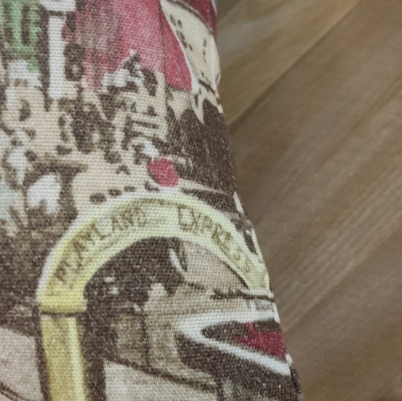 Pottery Barn Accents Outdoor Pillow Coney Island Beach & Board Walk NOS - Picture 11 of 12